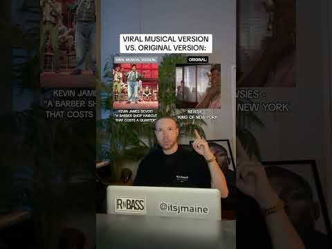 Viral Musical Version Vs. Original Version: “A Barber Shop Haircut That Costs A Quarter” #shorts