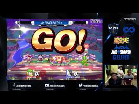 Jax Smash Weekly 3/17/16 - Jaq(Megaman) Vs. BT(Wii Fit) LS