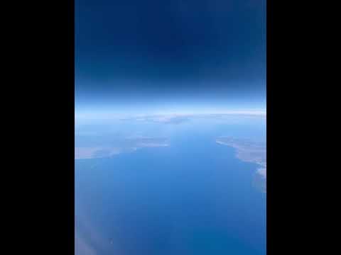 Flying over Morocco to Spain  amazing view