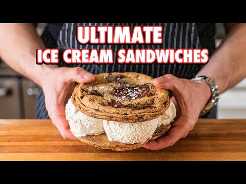 Best Ice Cream Sandwiches Completely From Scratch (2 Ways)