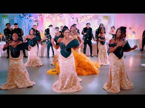 Epic Bridesmaids Flashmobe - Congolese Wedding Entrance