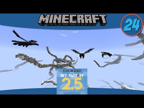 Minecraft Mods: Dragon RFTools Dimension in SkyFactory 2.5 - E24