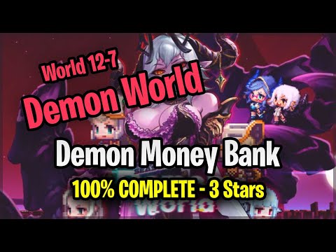 Demon World 12-7 : Demon Money Bank (3 Stars) - Guardian Tales