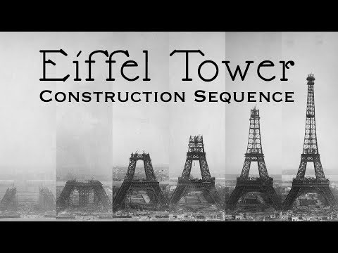 Epic Eiffel Tower Construction Timelapse