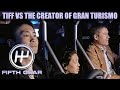 Tiff takes on the creator of Gran Turismo at his own game! | Fifth Gear