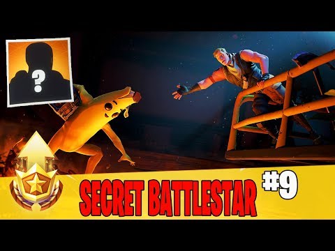 Secret Battle Star in Week 9 Location Guide in Fortnite // FREE Battle Pass Tier in Season 8