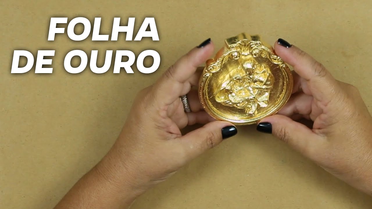 Como COMEÇAR a Usar FOLHA DE OURO nas suas Peças!
