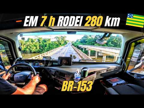 Prata MG até Jaraguá GO - BR 153 - EP04 / TP08 #fh540 #carretaprancha