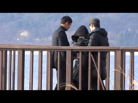 18022014 Namyangju -- KHJ getting hands cleaned!