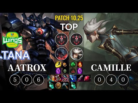 JAG TaNa Aatrox vs Camille Top - KR Patch 10.25
