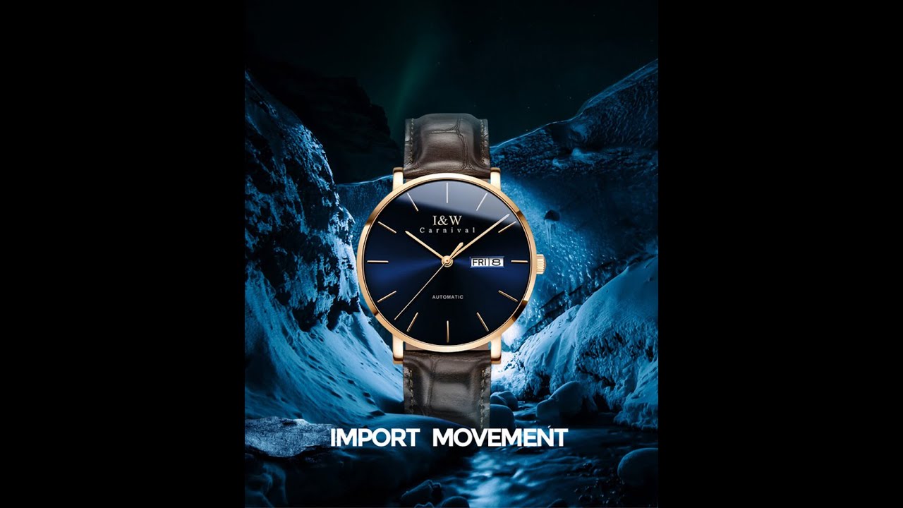 Đồng Hồ Nam I&W Carnival 8828G1 Automatic