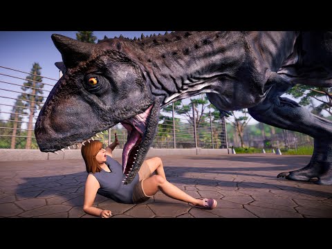 Carnotaurus 1997, T-REX & Triceratops 1993 Blue Variant Breakout! Jurassic World Evolution
