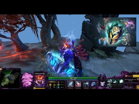 Dota 2 Drow Ranger Immortal Silent Wake with Mania's Mask /Infused Algid Legacy