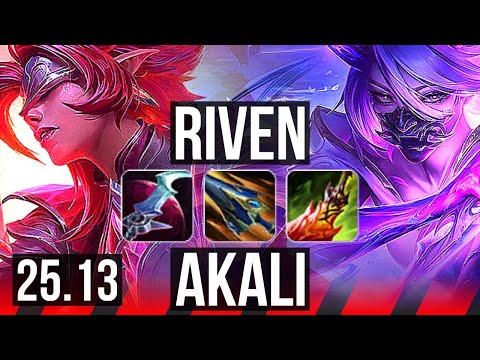 RIVEN vs AKALI (TOP) | 14/3/6 | NA Challenger | 25.13