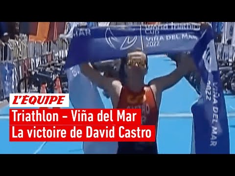 Triathlon - David Castro se surpasse et devance Diego Moya sur le sprint final