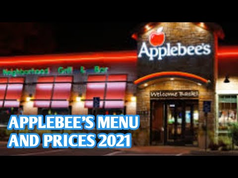 Applebees Restaurant Menu