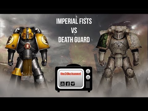HORUS HERESY BATTLE REPORT - Imperial Fists vs Death Guard