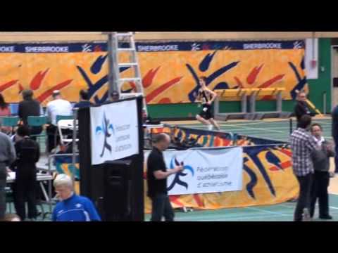 3000m juvénile garçon - Championnat provincial intérieur Sherbrooke février 2014 - Athlétisme Québec