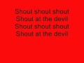 Hollywood undead Shout At The Devil Lyrics ...