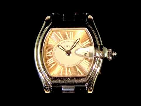 Lady's Stainless Steel Cartier Roadster Quartz Wristwatch