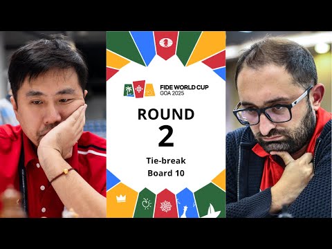 🇨🇳 Bu Xiangzhi – Mustafa Yilmaz 🇹🇷 | FIDE World Cup 2025 | Round 2 | Tie-break | Board 10