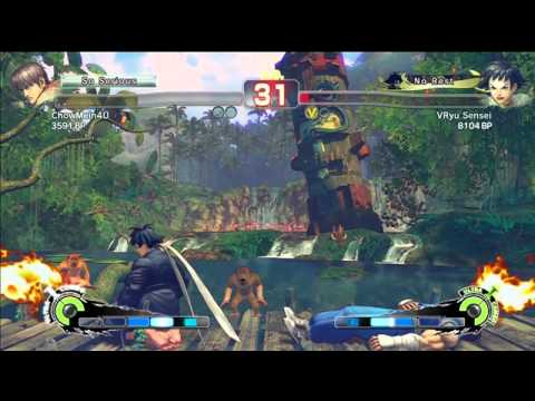 SSF4 AE: ChowMein4U (Cody) VS VRyu Sensei (Makoto)