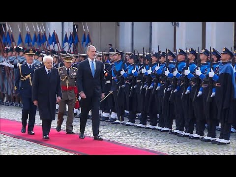 No Comment: Der spanische König Felipe VI. besucht Italien für zwei Tage