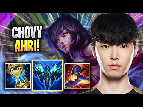 CHOVY DOMINATING WITH AHRI! - GEN Chovy Plays Ahri MID vs Lucian! | Season 2022