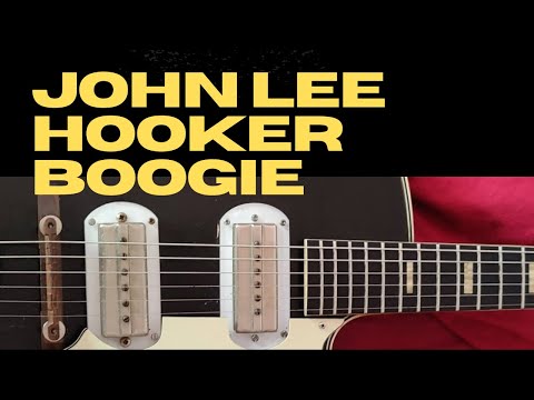 John Lee Hooker Boogie Rhythm | 12 Bar Blues Guitar Riff In E