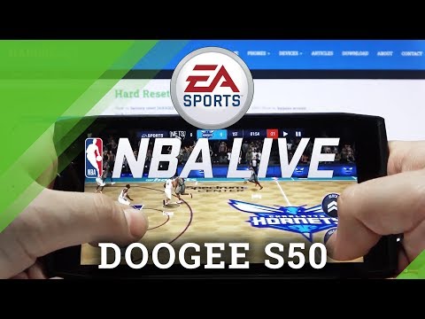 Gaming Quality Checkup in Doogee S50 - NBA Gameplay