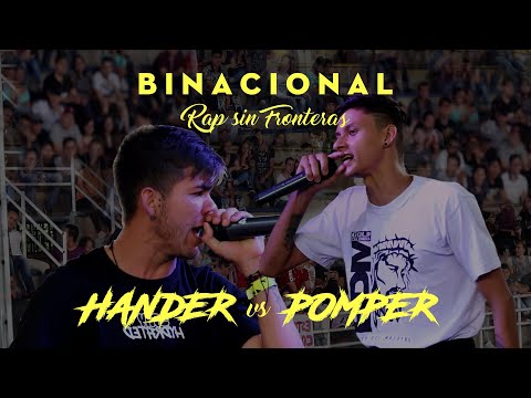 POMPER vs HANDER | BINACIONAL | EL CLUB DEL VERSO | RAP SIN FRONTERAS | 16VOS