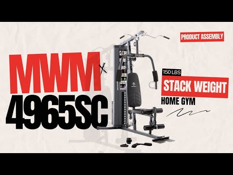 Marcy | 150lb Stack Weight Home Gym | Assembly | MWM-4965SC