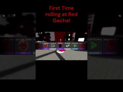First Roll at Red Gacha in Oni Realm!!! Blox fruits! #roblox #bloxfruits