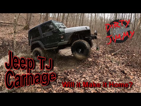 Jeep Wrangler Tj Off Road Tight Trails