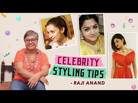 Actress Trisha, Kushbhu, Oviya's Styling Tips By Celebrity Jewellery Designer Raji Anand