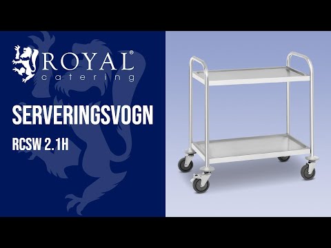 video - Serveringsvogn - 2 hyller- Opptil 150 kg