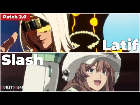 [Guilty Gear Strive][Ver.2.00] Latif(Zato-1) vs Slash(May)