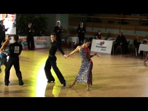Latvia Open 2011 WDSF International Open LA Karlis Treijs - Anastasia Krivosheeva 1.4fin jive
