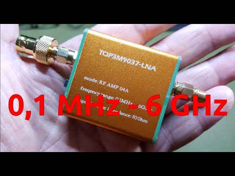 LNA RF Amplifier 0.1 MHz - 6 GHz