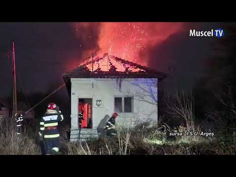 Jurnal MUSCEL TV 11.11.2022 Incendiu de casă la Bughea de Sus