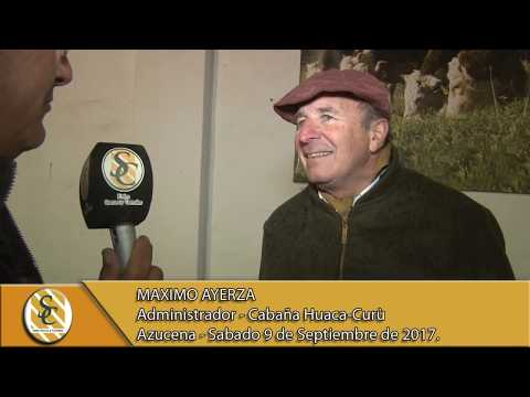 09-09-17 Nota Maximo Ayerza - Cabaña Huaca Curù - Azucena.