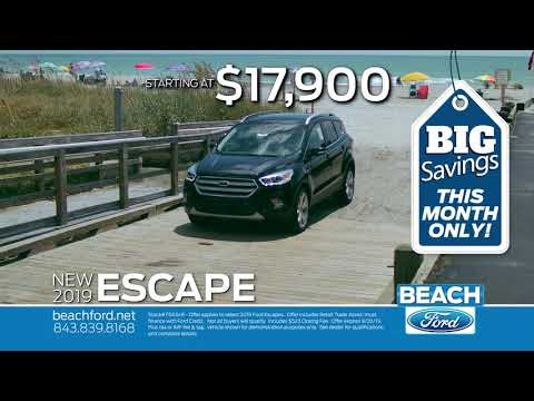 2019 FORD ESCAPE September 2019 Commercial