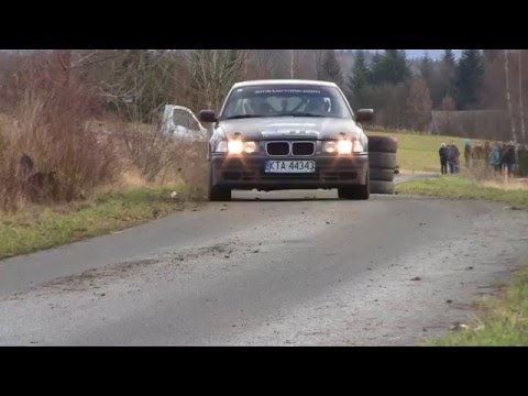 Janusz Kołodziej / Ernest Koza - BMW e36 330i - KJS Zimowy Super OeS Barbórka Moszczenica 13-12-2015
