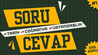 TEK VİDEODA 250 SORU ÇÖZDÜK | KPSS SORU ÇÖZÜMÜ | AGS
