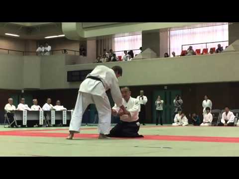 Chida Sensei at the 8th Renshinkai demonstration 2015