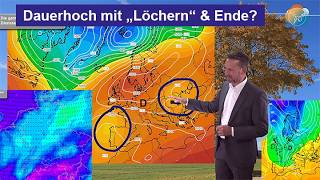 Hochdruck open end - mit Risiken & Nebenwirkungen. Geht das zu Ende? Wetterlage 