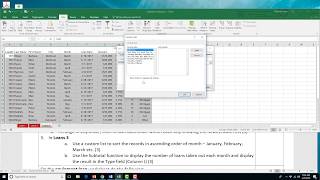 Excel Lesson: Subtotals, Sort, and Filter