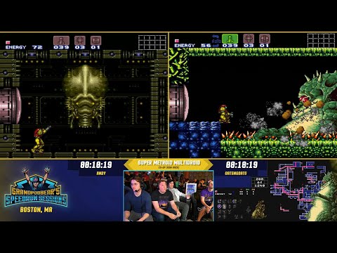 Super Metroid Co-op 100% speedrun thumbnail