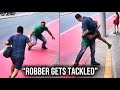 When Robbers Pick The Wrong Target Caught On Camera