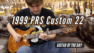 Video thumbnail for 1999 PRS Custom 22 Transparent Amber finish | Guitar of the Day by Normans Rare Guitars